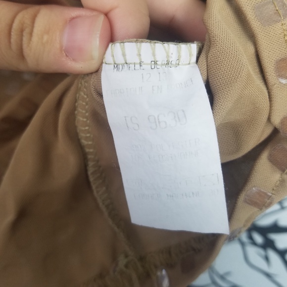 4/$25 Sleeveless Gold Shiny Tank Top - Picture 4 of 6